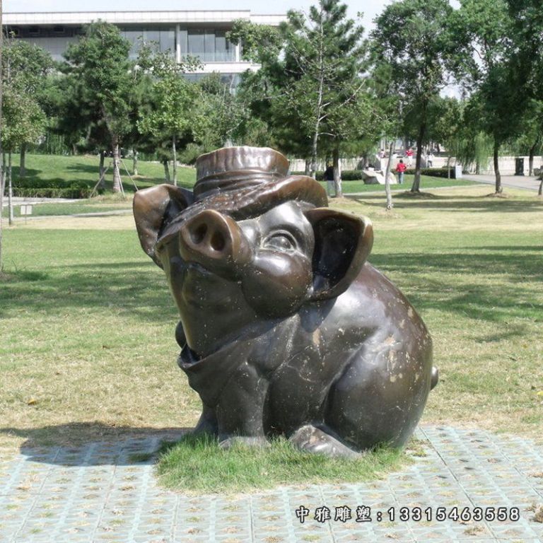 铜雕猪 (3)
