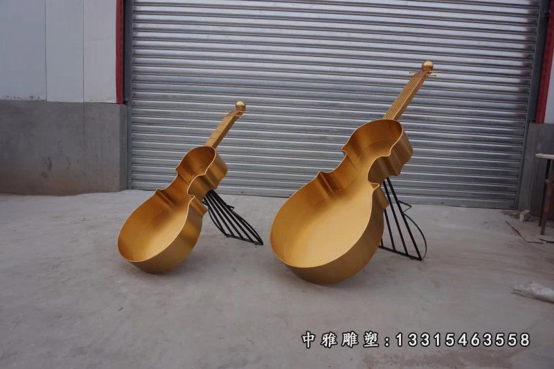 不锈钢小提琴雕塑 (4)