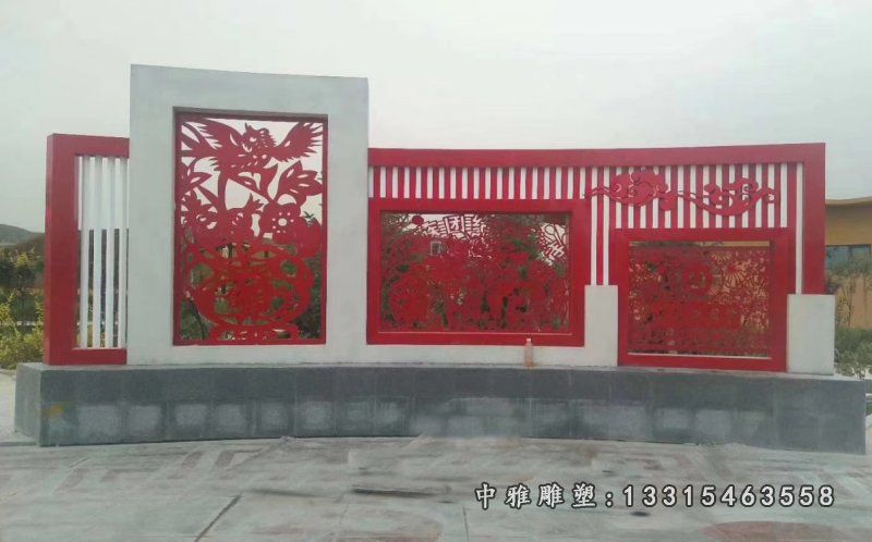 不锈钢艺术剪纸雕塑