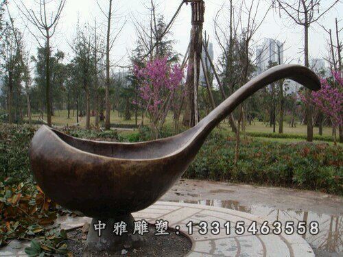 铜雕指南针公园雕塑