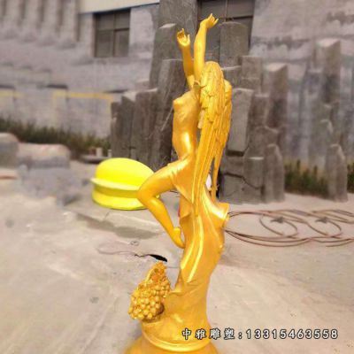 西方天使铜雕