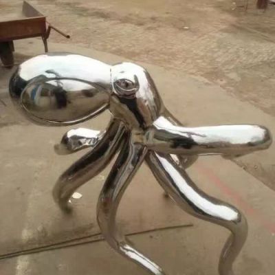 不锈钢动物鱼雕塑