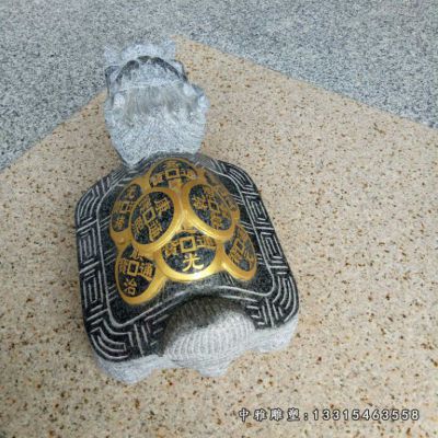 石雕招财龙龟