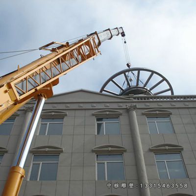 大型不锈钢避雷针雕塑