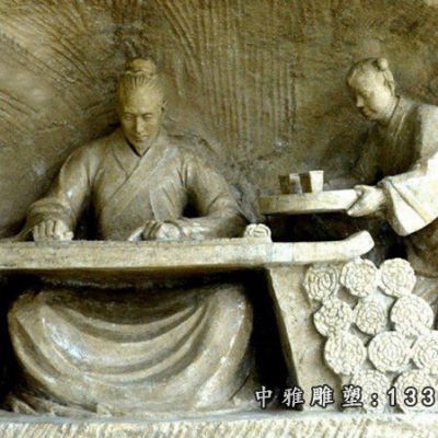 石雕医圣张仲景