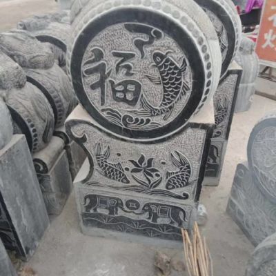 宅门石雕抱鼓石