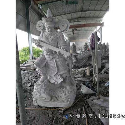 石雕名人关公