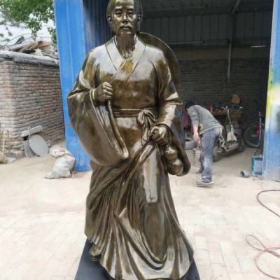 铜雕古代人物华佗