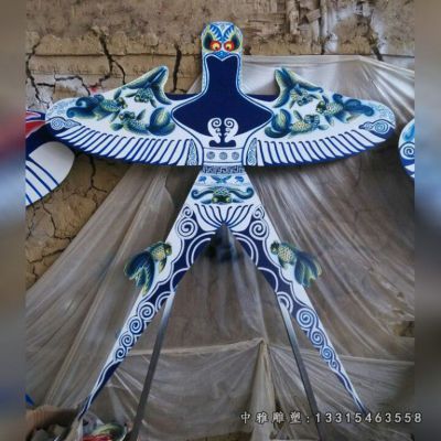 不锈钢公园风筝雕塑