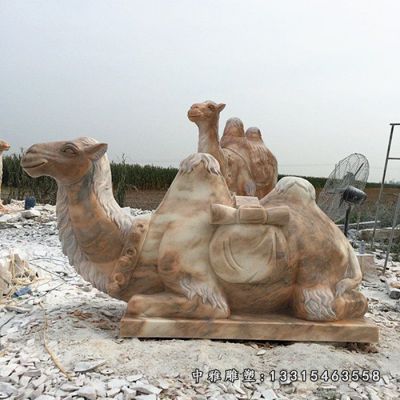 公园石雕骆驼