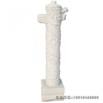广场大理石华表雕塑
