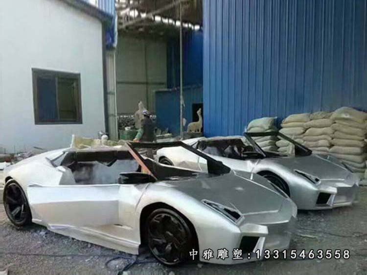 不锈钢广场仿真车模雕塑
