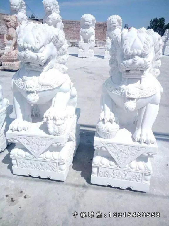 镇宅动物石雕狮子