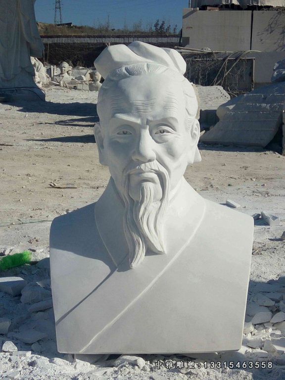 石雕广场祖冲之胸像