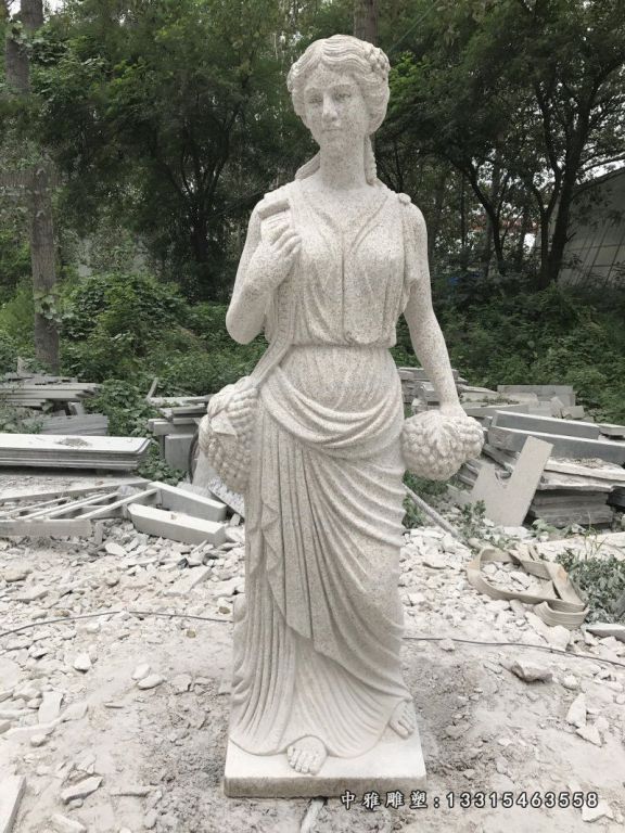 石雕城市西方人物雕像