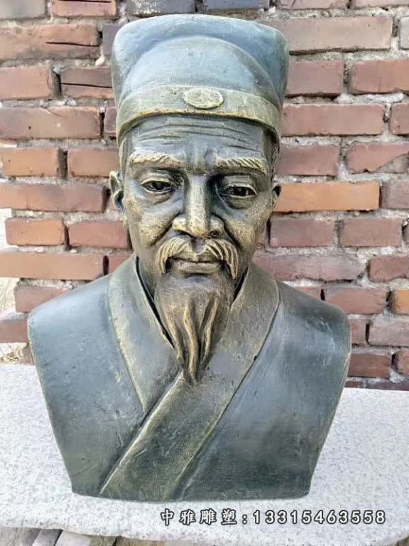 铜雕古代名医李时珍