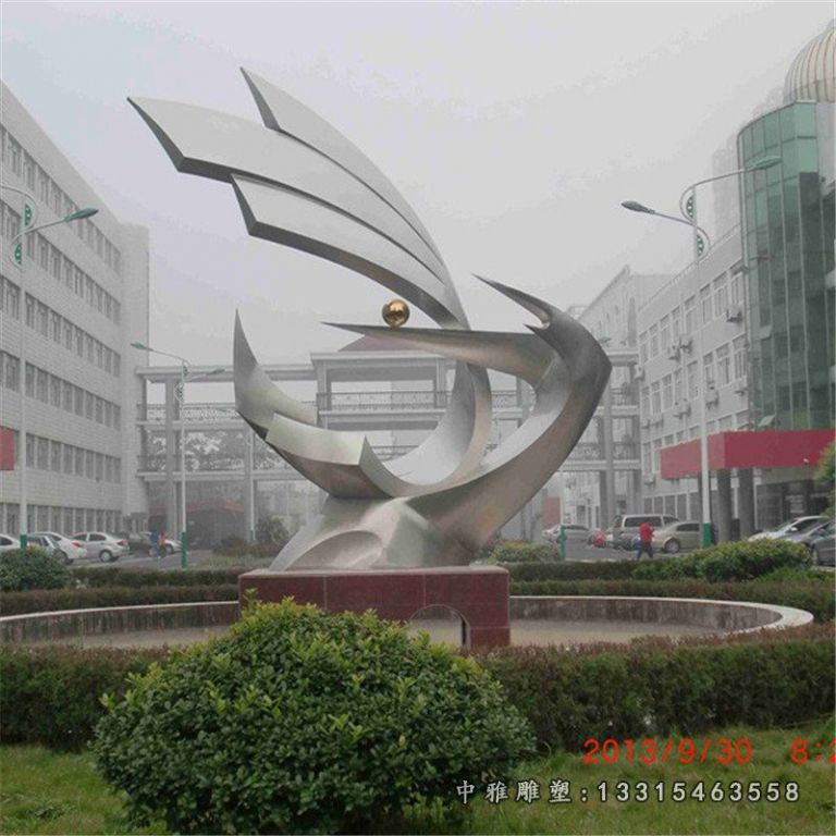 不锈钢小区景观雕塑
