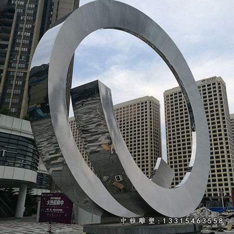 城市大型景观不锈钢雕塑
