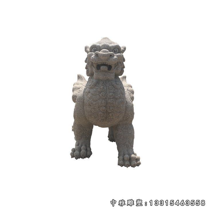 小型石雕动物貔貅