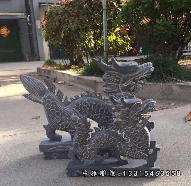 广场石雕龙摆件