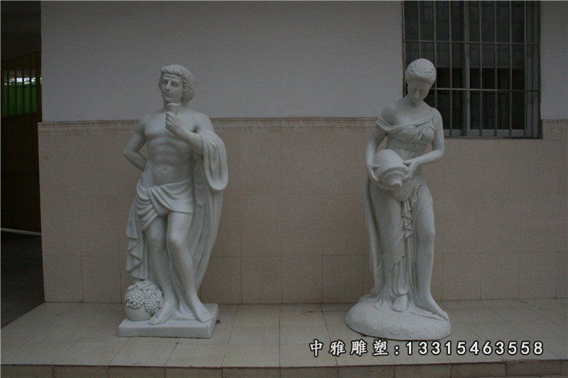 西方人物石雕