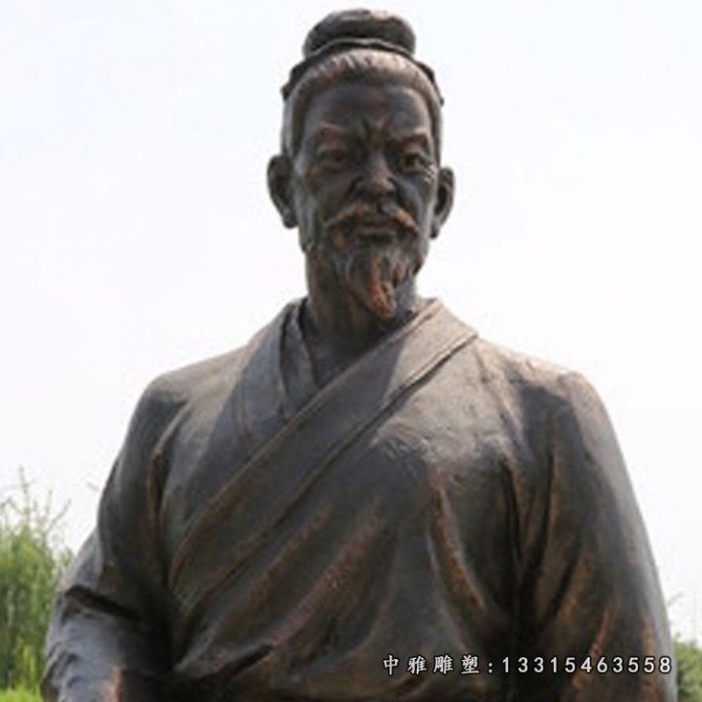 铜雕大型韩非子