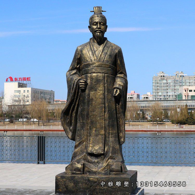 秦朝丞相李斯铜雕