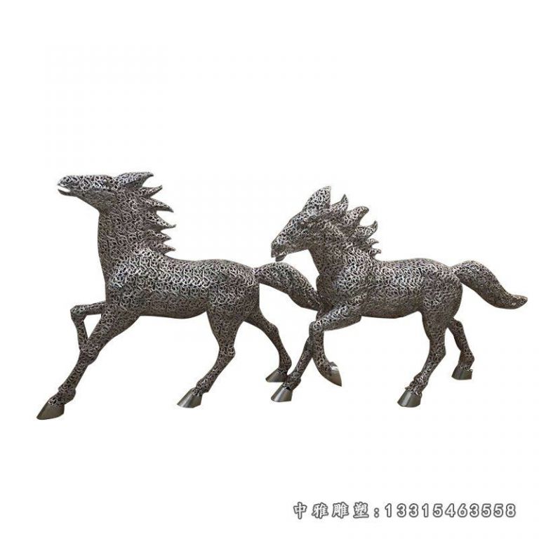 不锈钢动物马雕塑