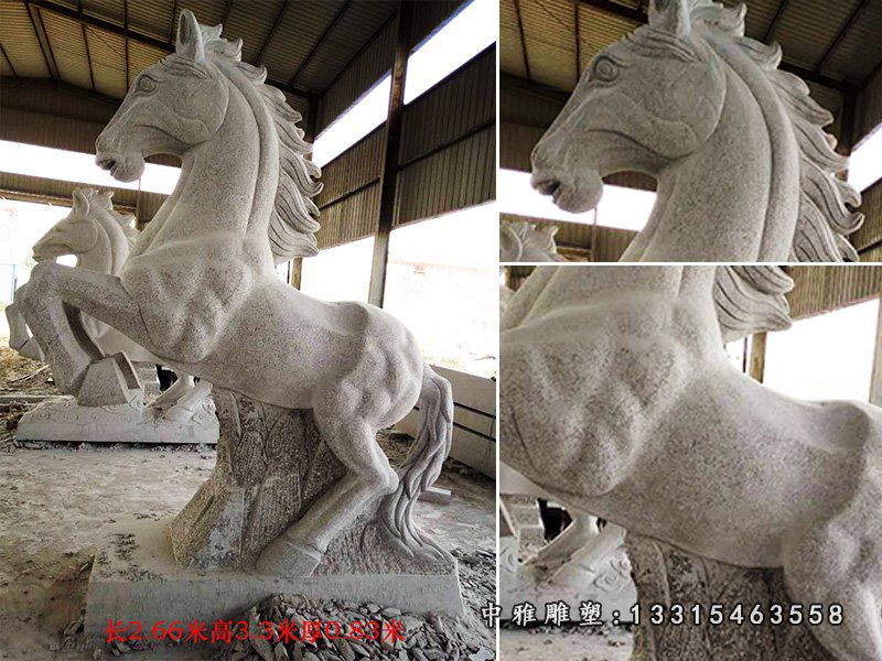石雕广场奔马