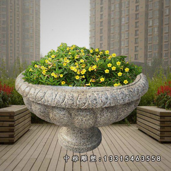 景观花盆石雕