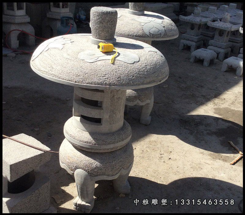 小型石灯摆件