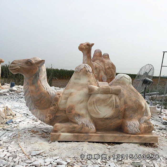 动物石雕骆驼