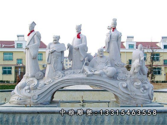 石雕广场八仙