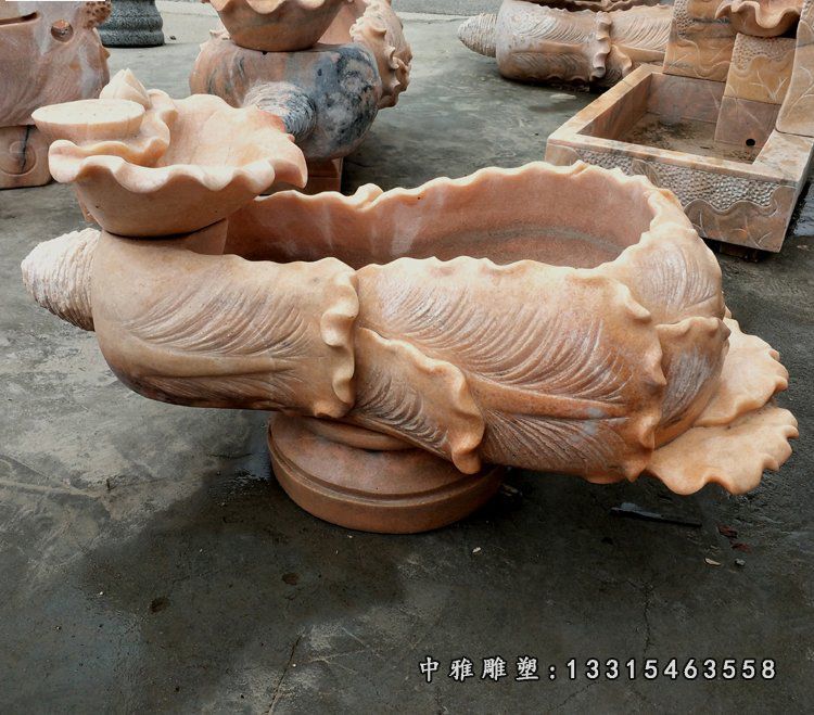 景观石雕流水池