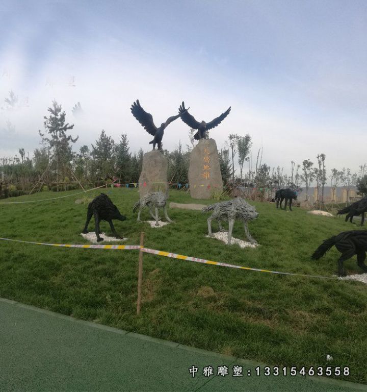 大型老鹰石雕