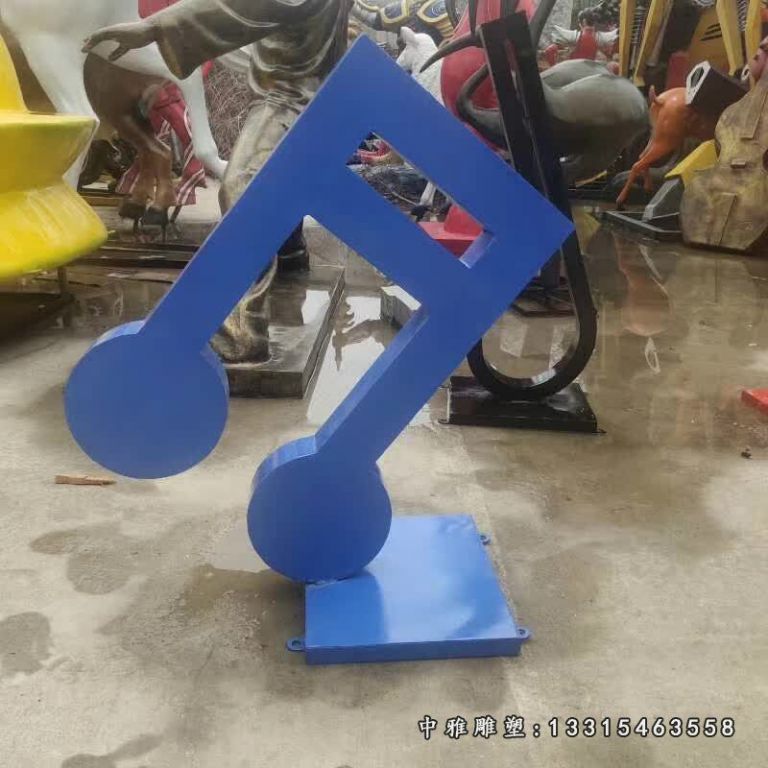 音符景观不锈钢雕塑