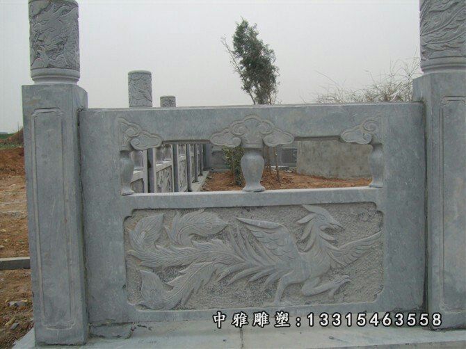 防护石雕栏板