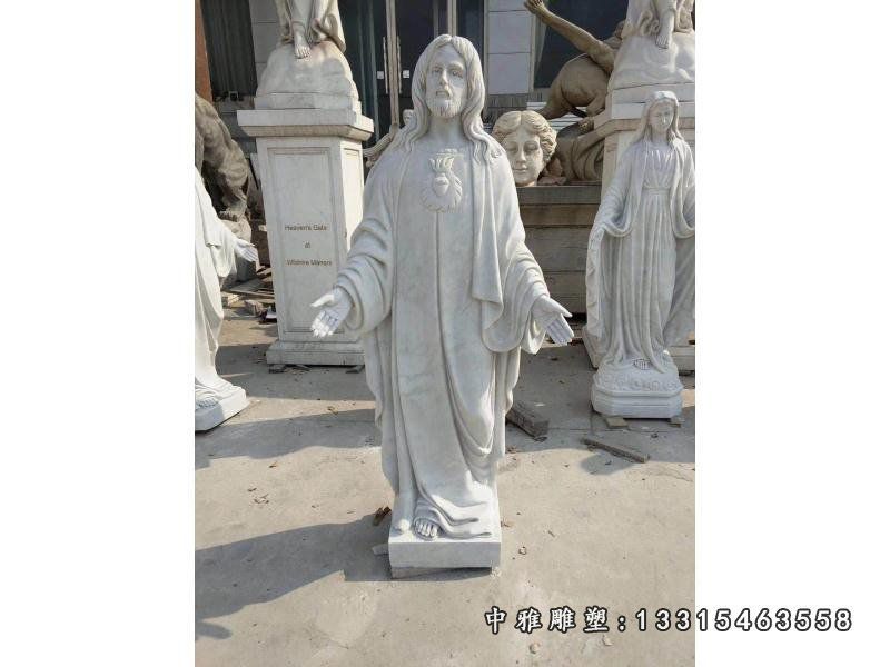 西方人物广场石雕塑