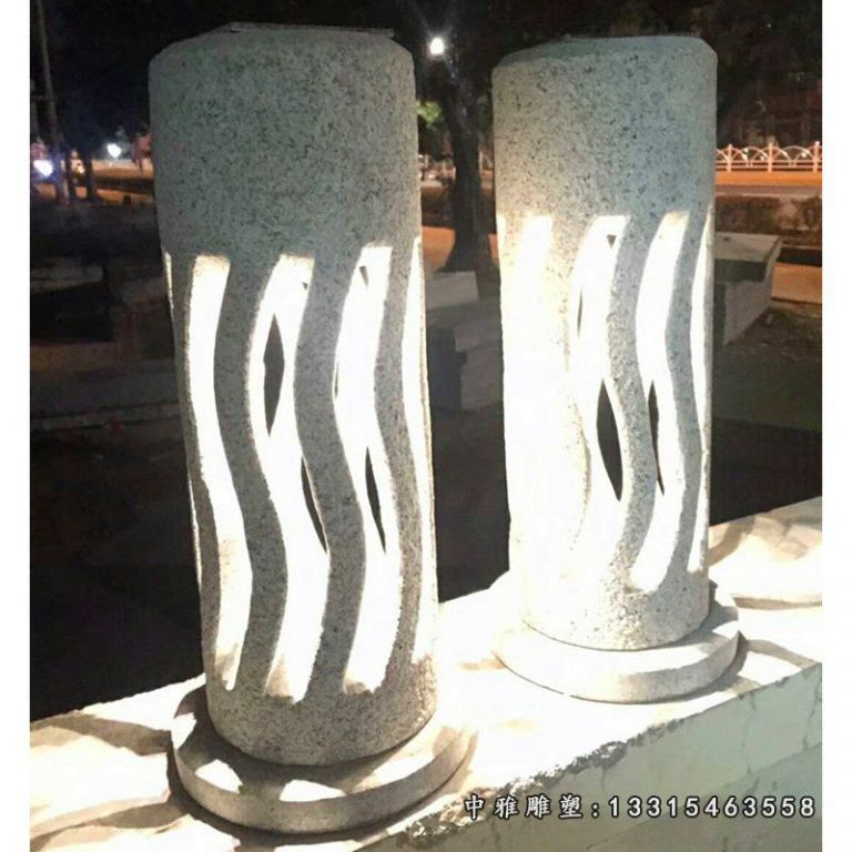 公园石灯摆件