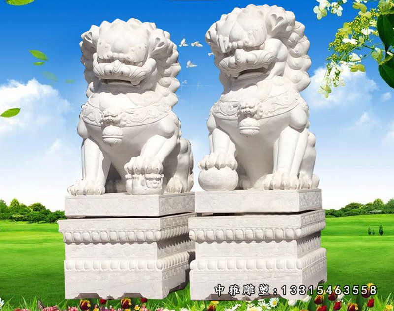 石雕宅门狮子