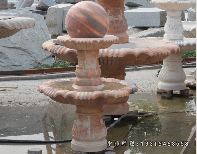 风水球景观石雕雕塑