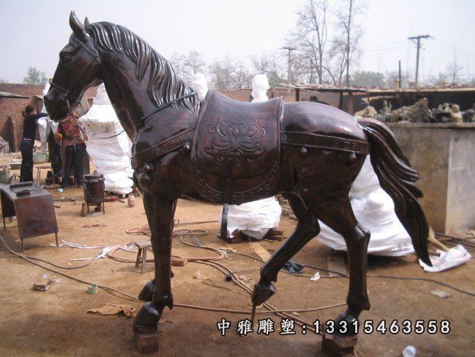 广场铜雕动物马摆件
