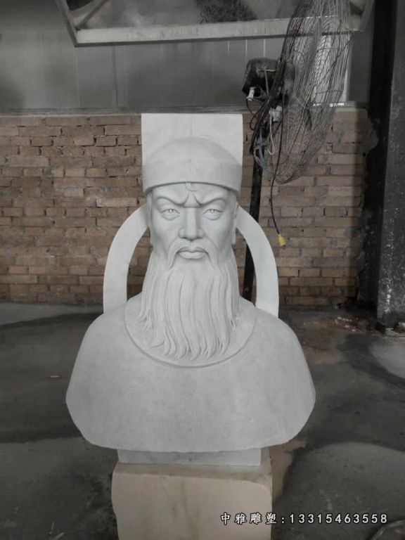 古代人物石雕包公