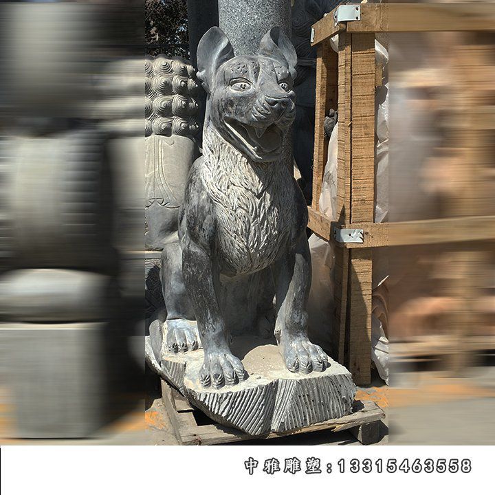 小狗石雕雕塑