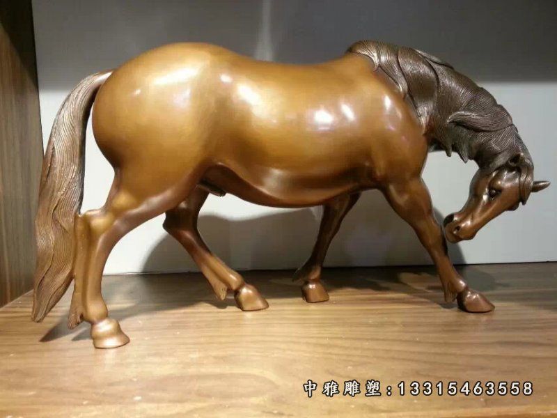 十二生肖铜雕马