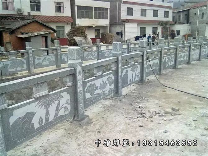 河道栏板石雕雕塑