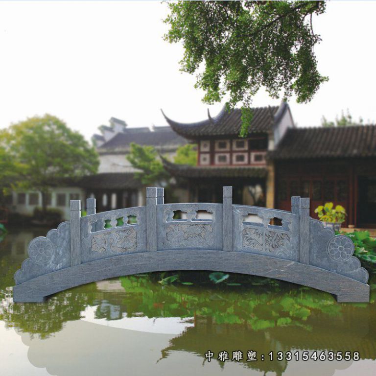 公园小型石桥雕塑