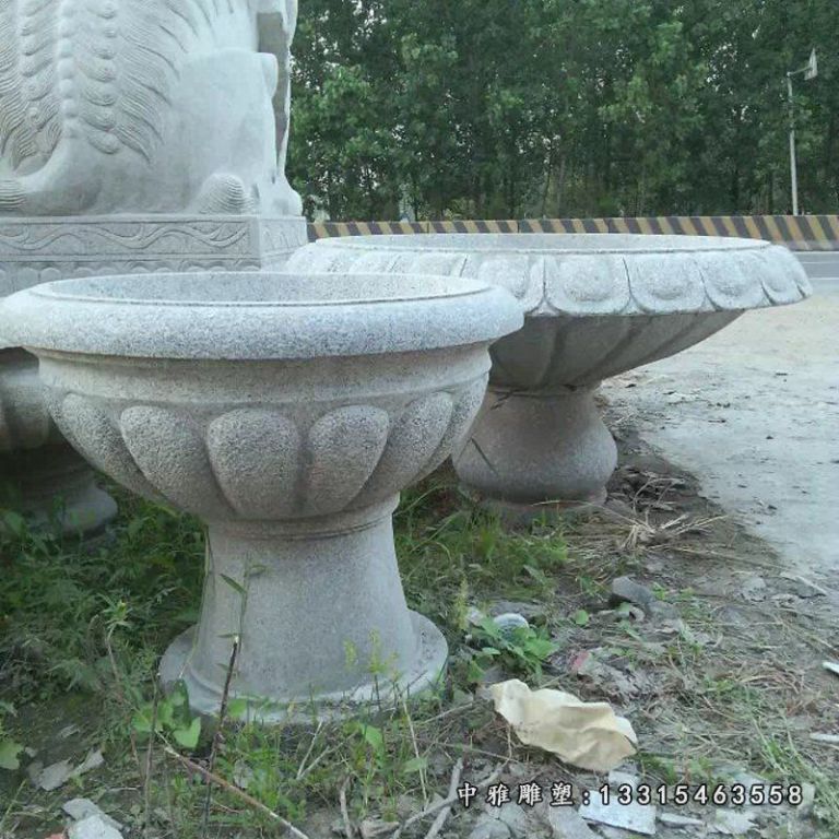 花盆景观石雕雕塑