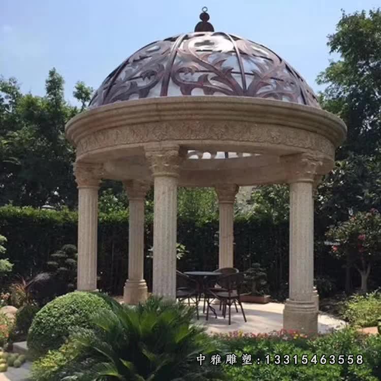 石雕景观凉亭