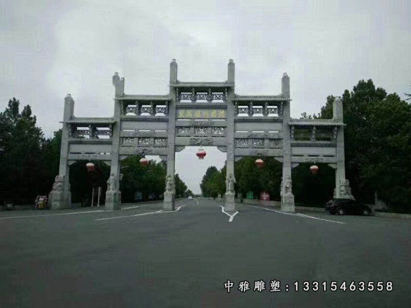 石雕大型牌坊